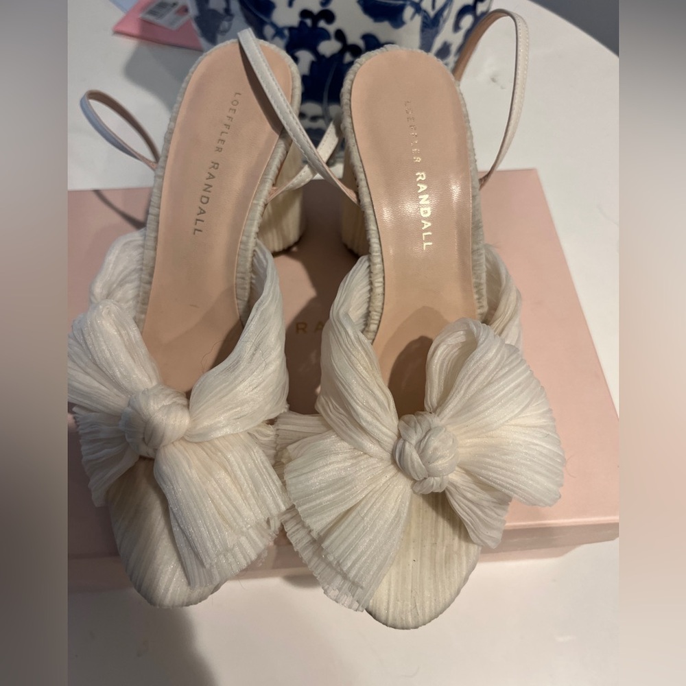Loeffler Randall Camellia Heel - White